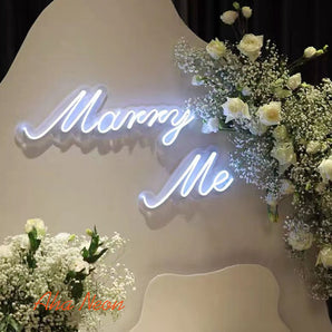 Merry Me Neon Wedding Sign - Aha Neon®