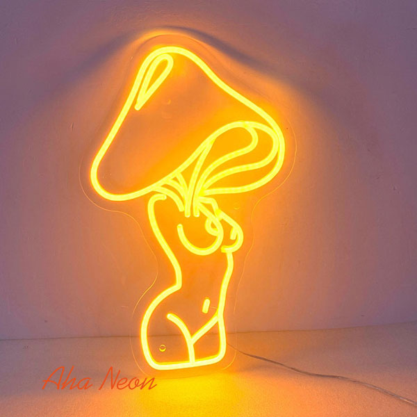 Load image into Gallery viewer, Mushroom Lady LED Neon Sign - 1

