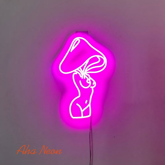 Mushroom Lady LED Neon Sign - 2