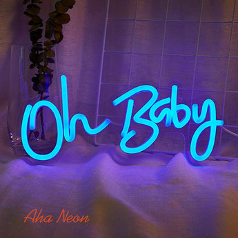 Oh Baby Neon Sign - Aha Neon®