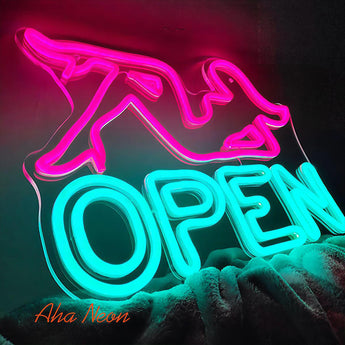 Open Lady Neon Light Sign - Aha Neon®