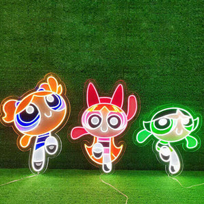 The Powerpuff Girls Neon Sign - Aha Neon®