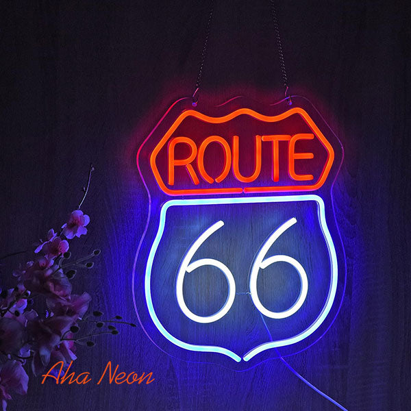Load image into Gallery viewer, Route 66 Neon Sign - 3
