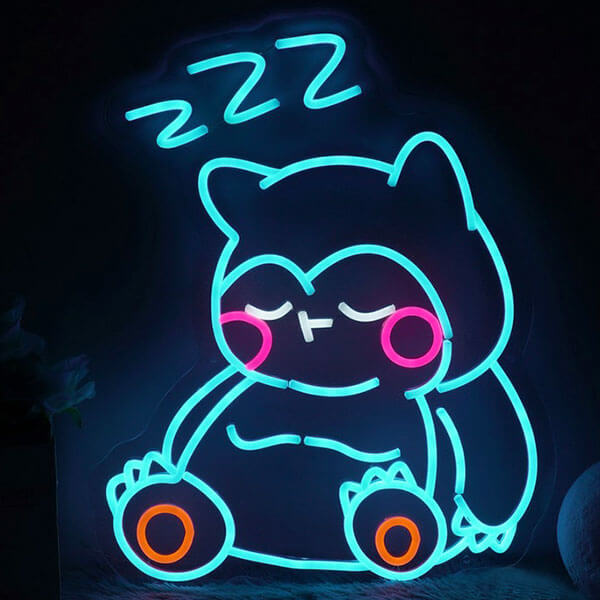 Load image into Gallery viewer, Snorlax Neon Wall Art - 2
