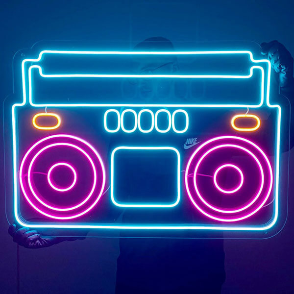 Load image into Gallery viewer, Tape Recorder Neon Sign - 2
