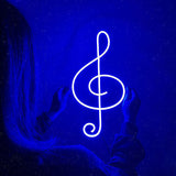 Treble Clef Neon Sign - 1