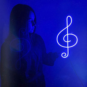 Treble Clef Neon Sign - Aha Neon®