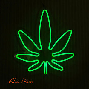 Weed Neon Sign - Aha Neon®