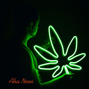 Weed Neon Sign - Aha Neon®