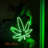 Weed Neon Sign - Aha Neon®