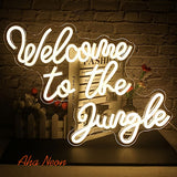 Welcome to the Jungle Neon Sign - Aha Neon®