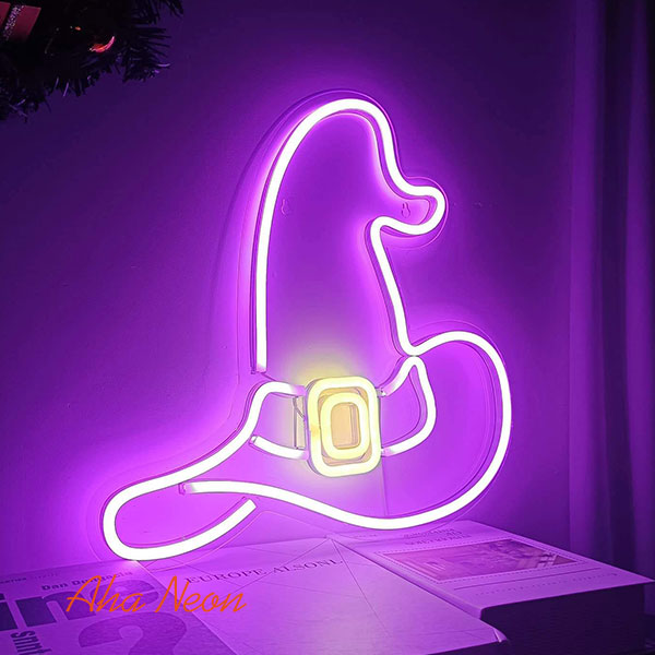 Load image into Gallery viewer, Witch Hat Neon Sign - 2
