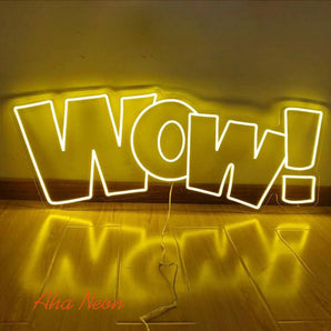 Wow! Neon Sign - Aha Neon®