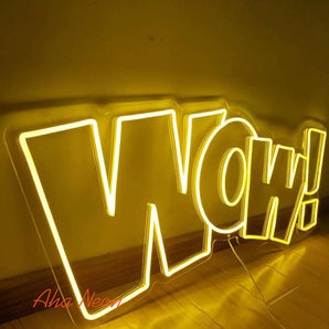 Wow! Neon Sign - Aha Neon®