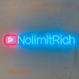 Custom Social Media Icon Neon Sign - Aha Neon®