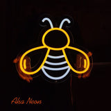 Bee Neon Light Up Sign - Aha Neon®