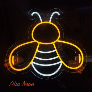 Bee Neon Light Up Sign - Aha Neon®