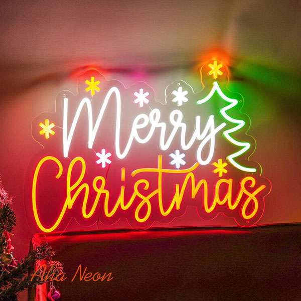 Load image into Gallery viewer, Merry Christmas Neon Wall Art - 1
