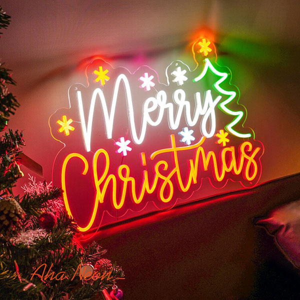 Load image into Gallery viewer, Merry Christmas Neon Wall Art - 2
