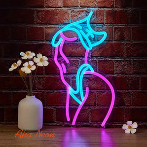 Sexy Woman Body LED Neon Light - Aha Neon®