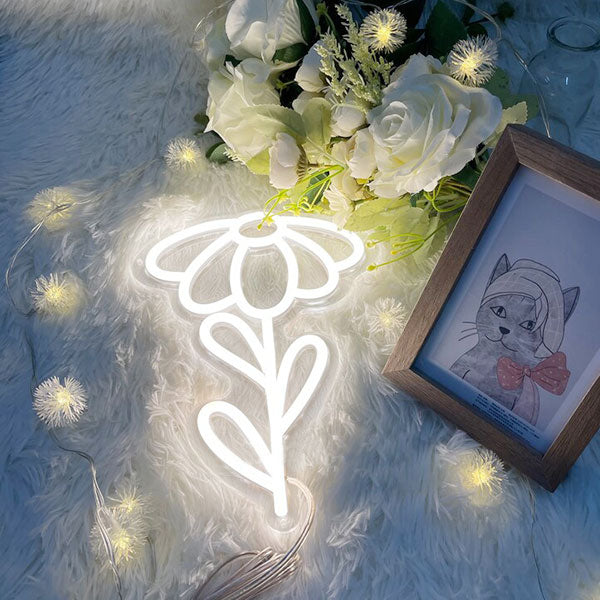Load image into Gallery viewer, Daisy Flower Neon Sign - 2
