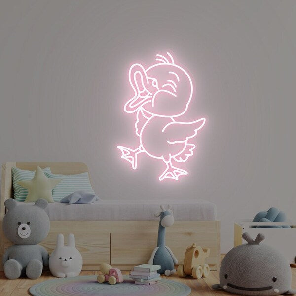 Load image into Gallery viewer, Duck Neon Sign - Pink
