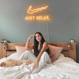 Just Relax Neon Wall Sign - Aha Neon®