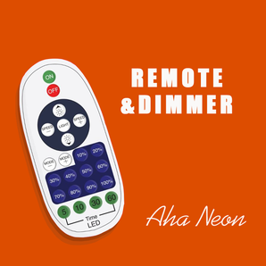 LED Neon Sign Dimmer & Remote - Aha Neon®