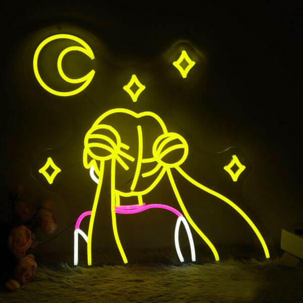 Load image into Gallery viewer, Sailor Moon Neon Light Sign - 2
