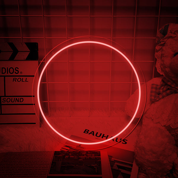 Load image into Gallery viewer, Carved Neon Wall Art - Red
