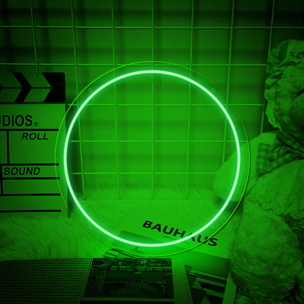 Load image into Gallery viewer, Carved Neon Wall Art - Green
