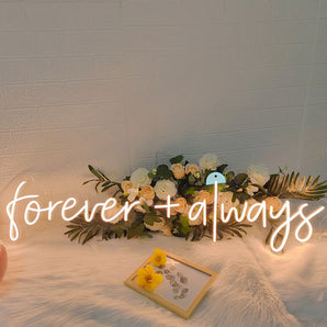 Forever and Always Neon Sign - Aha Neon®