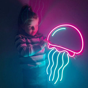 Jellyfish Neon Sign