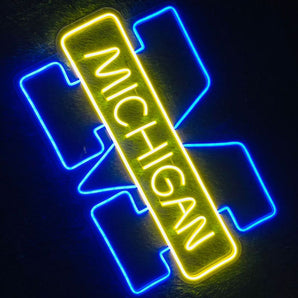 Michigan Neon Sign - Aha Neon®