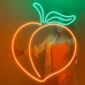 Peach LED Light Sign - 1