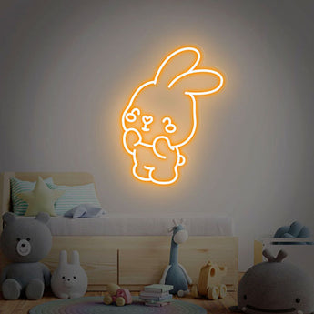 Bunny Neon Wall Art - Aha Neon®