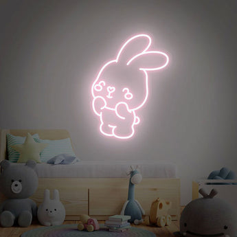 Bunny Neon Wall Art - Aha Neon®